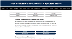 Desktop Screenshot of capotastomusic.com